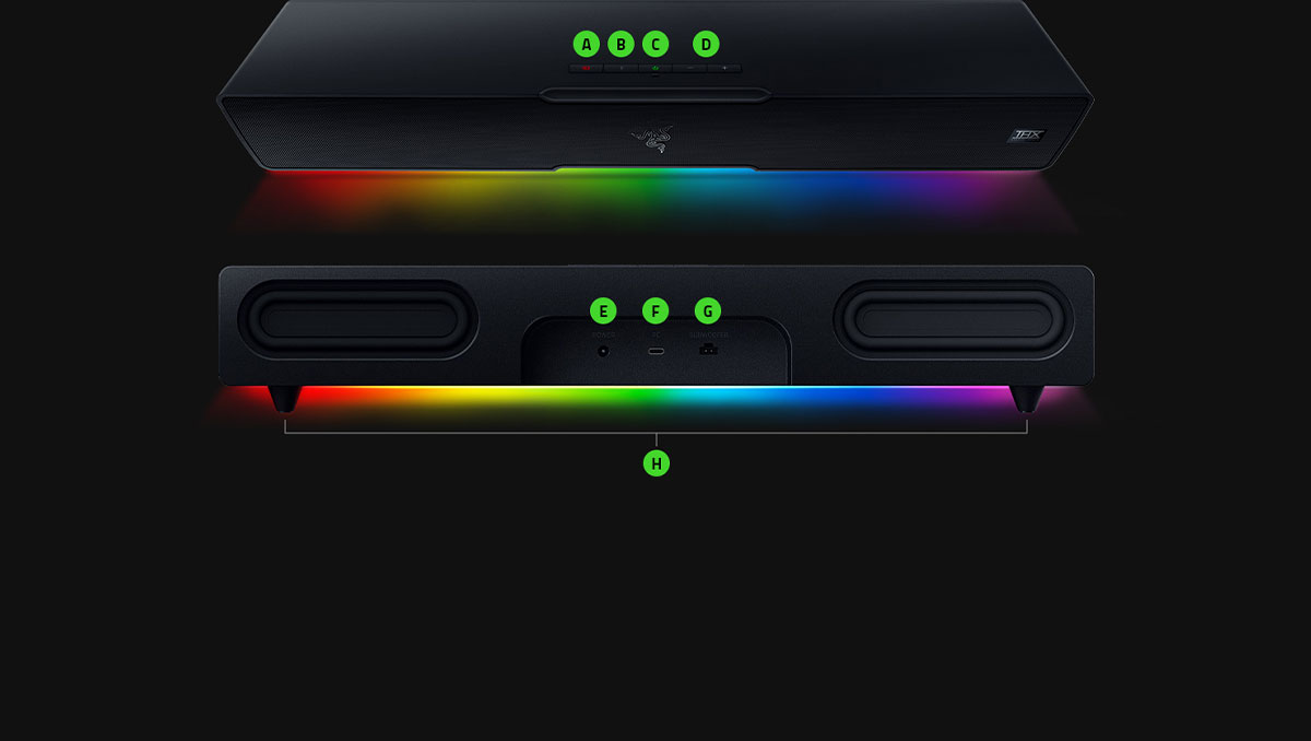 Razer Leviathan V2 Wireless Soundbar with Subwoofer | Evetech