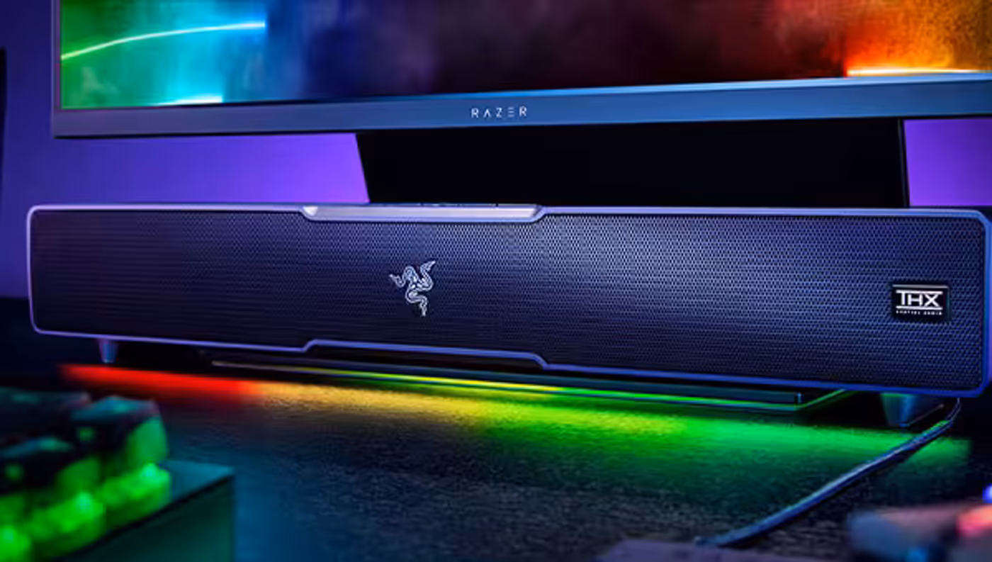 Razer Leviathan V2 Wireless PC Gaming Soundbar desktop view