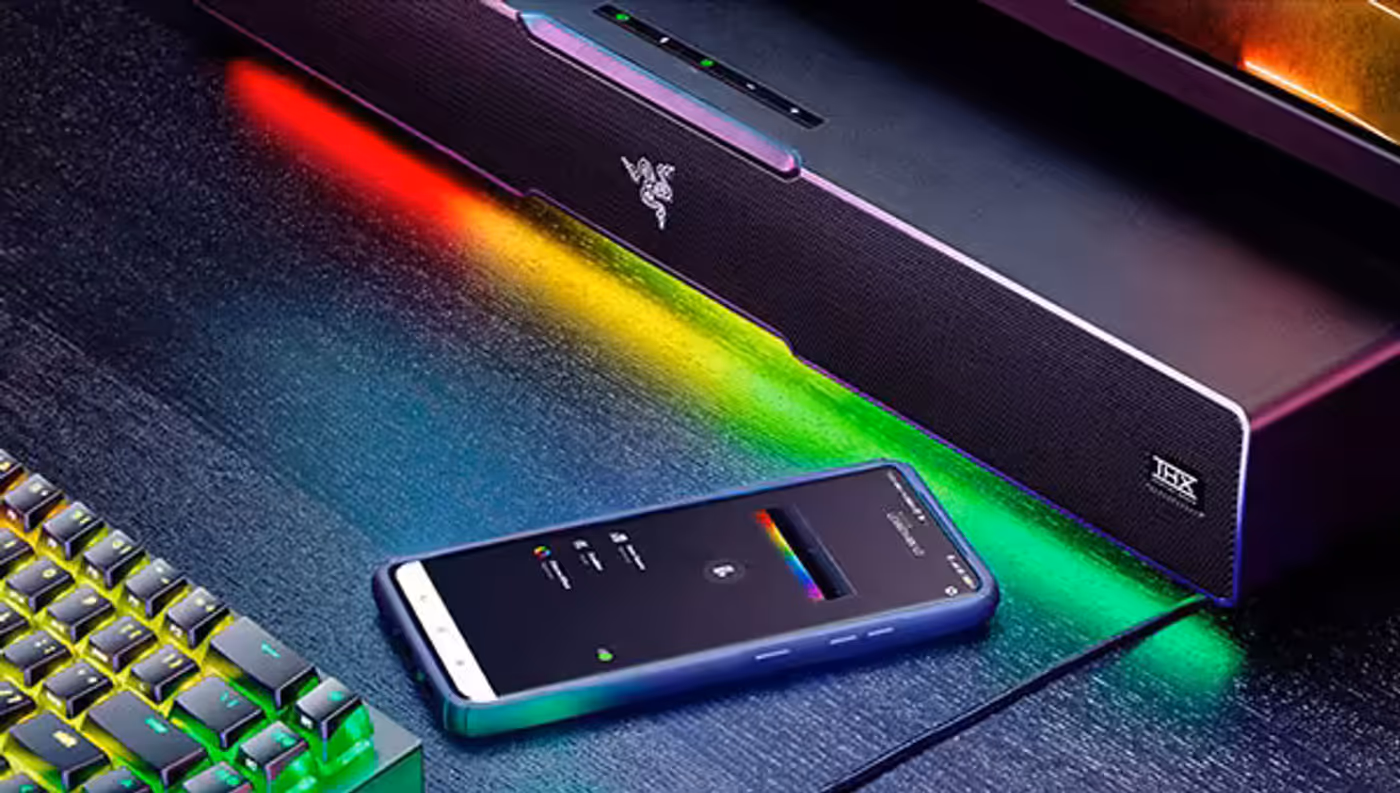 Razer Leviathan V2 Razer Chroma RGB lighting with 18 zones