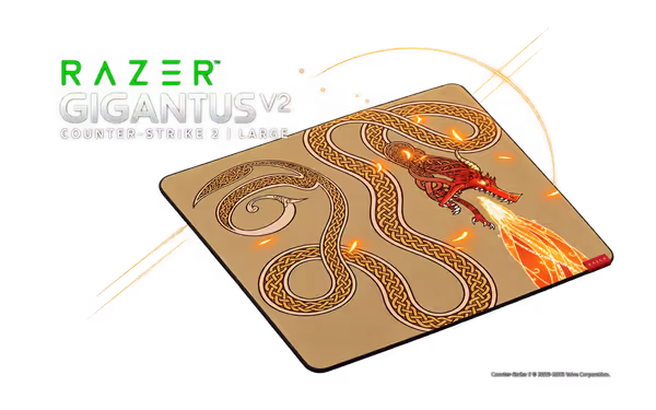 Razer Gigantus V2 Large Mouse Pad - Counter-Strike 2 Edition - image 1 Razer Gigantus V2 Large Mouse Pad - Counter-Strike 2 Edition - image 1