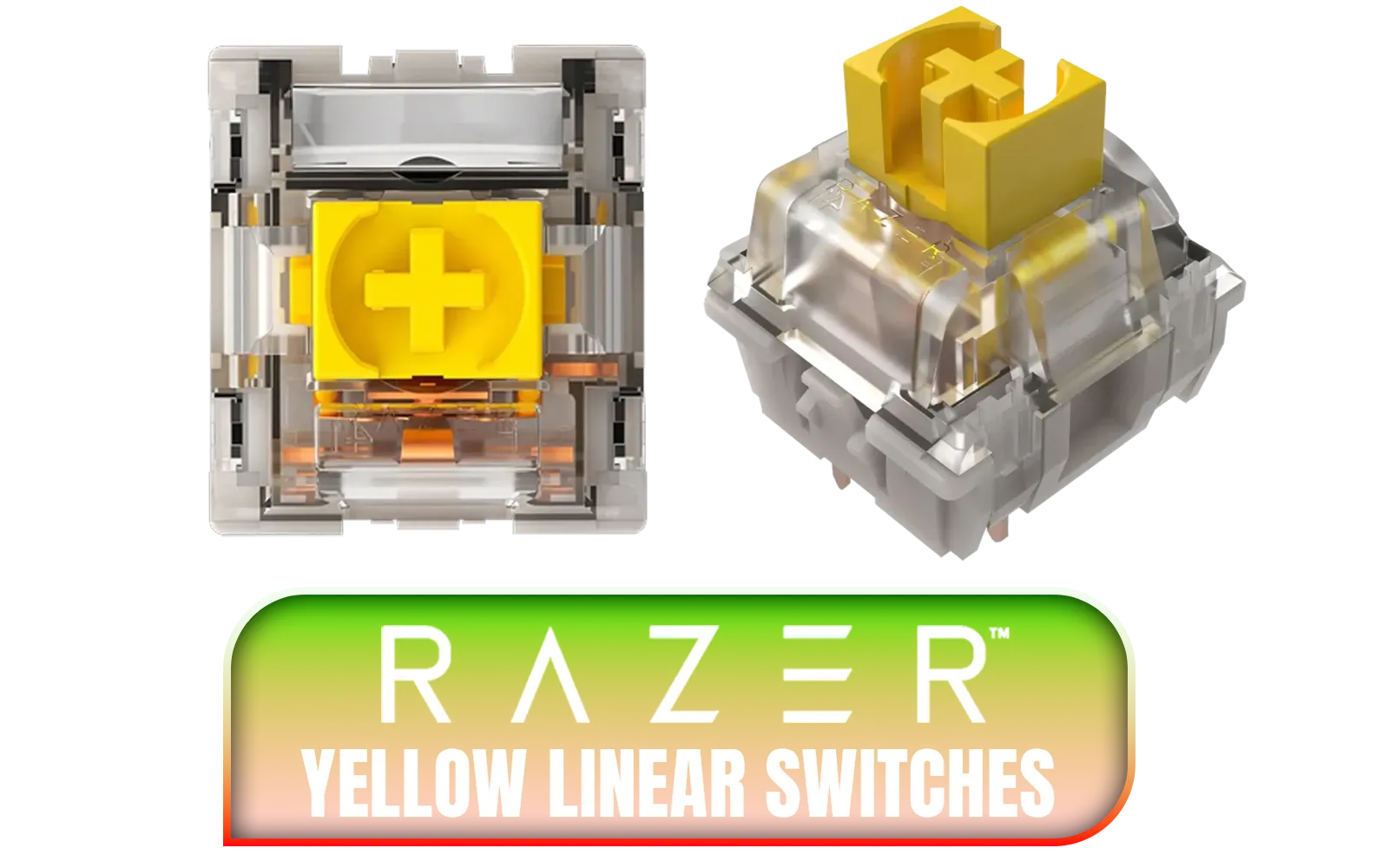 switch セット Razer Gen-3 Yellow Linear Switches RC21 36-Pack | Evetech