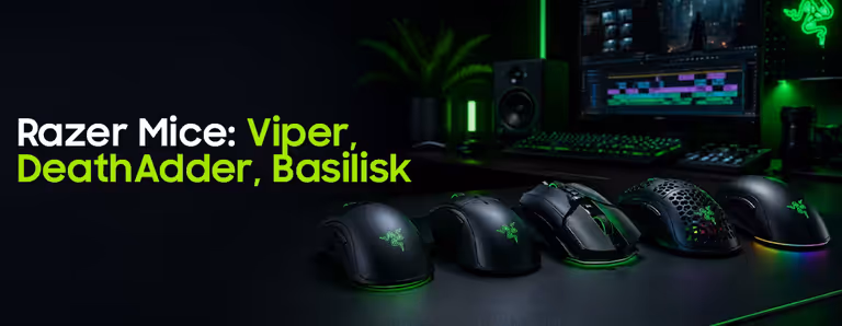 Razer gaming mice South Africa — Viper, DeathAdder, Basilisk | high-precision, ergonomic
