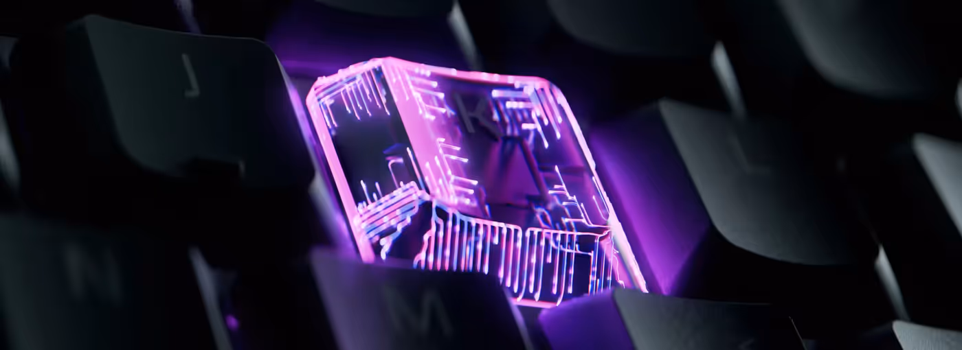 UV-coated keycaps offering enhanced fade and scratch resistance