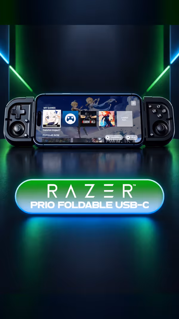 Razer Prio Foldable USB-C Mobile Gaming Controller