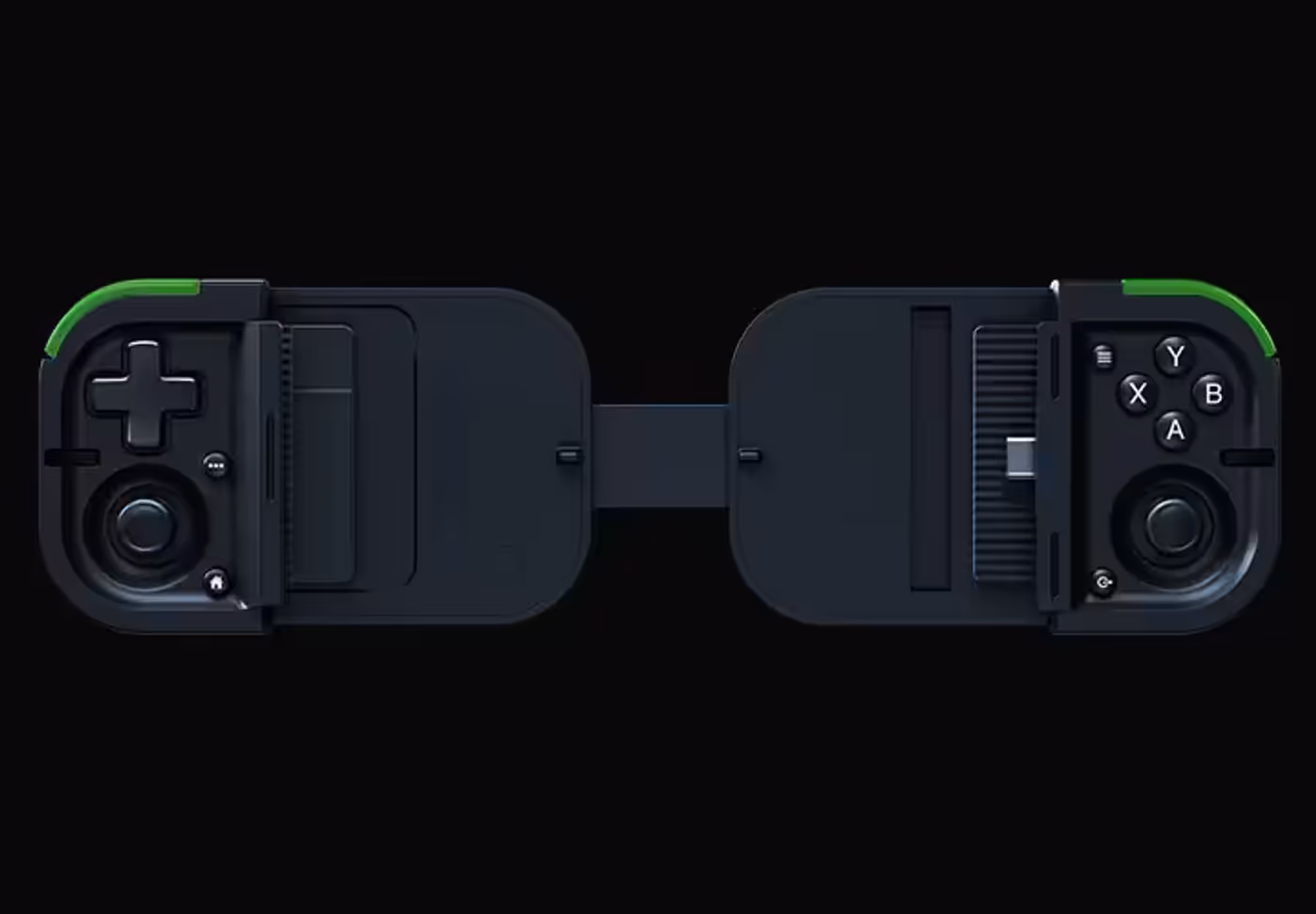 Razer Prio Product Image - Dual Bumpers and Triggers Location Highlighted In Green