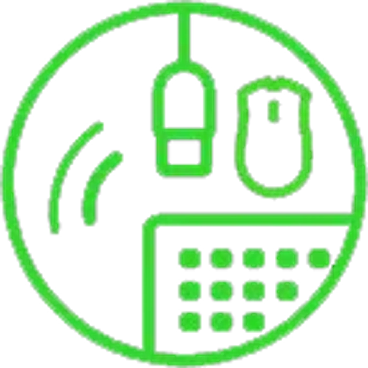 Razer Pro Click V2 Vertical Edition wireless mouse showing 5-way multi-device connectivity options