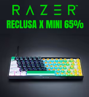Razer Reclusa X Mini 65% Mechanical Gaming Keyboard