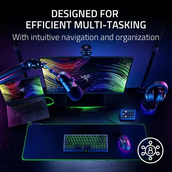 Razer Stream Controller X - All-in-One Keypad in Black | Enhance