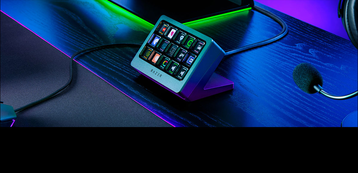 Razer Stream Controller X - All-in-One Keypad in Black | Enhance