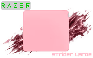 Razer Strider Large Gaming Mousepad - Quartz Pink - Image 1