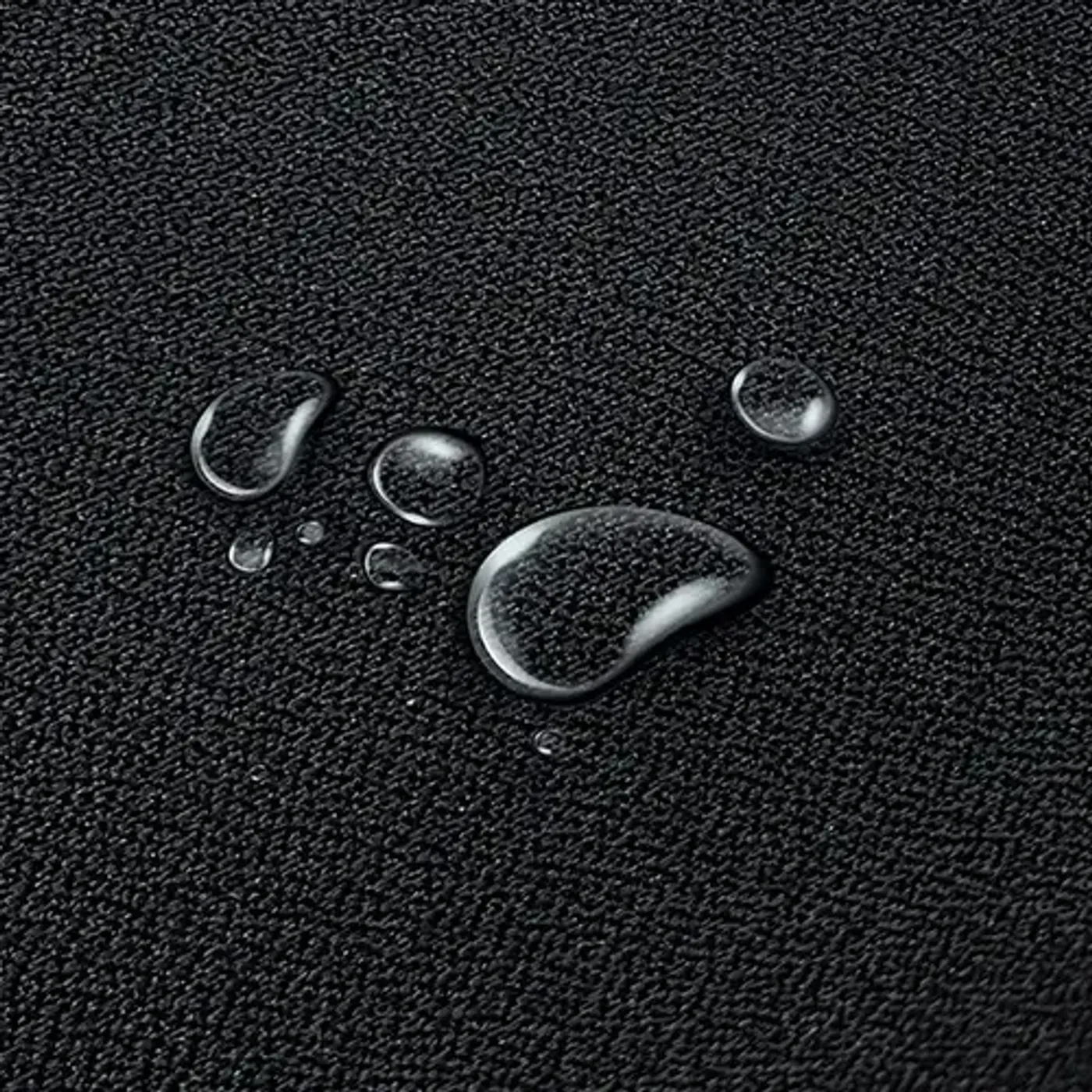 Water-resistant surface texture of the Razer Strider gaming mousepad