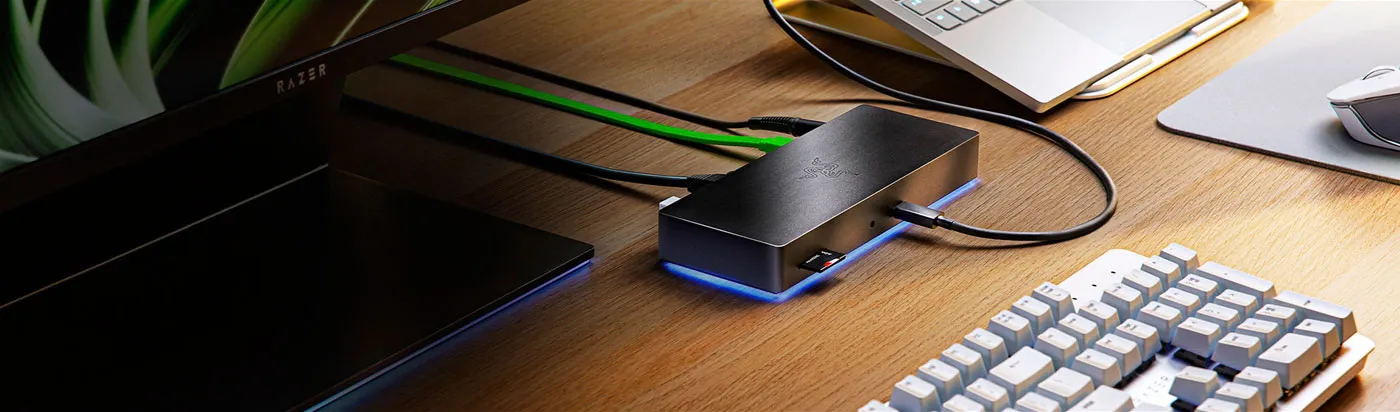Razer Thunderbolt 4 Dock Chroma - Power & Connectivity Redefined