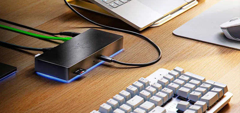 Razer Thunderbolt 4 Dock Chroma - Power & Connectivity Redefined