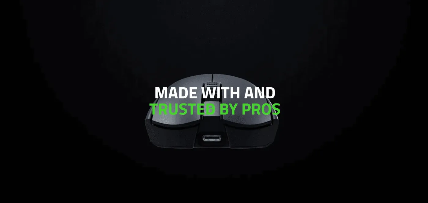 Top view of the Razer Viper V3 Pro gaming mouse