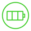 Icon representing the 95-hour battery life of the Razer mouse