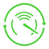 Icon highlighting the 8000Hz HyperPolling technology for responsiveness