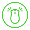 Icon displaying the durable Razer Gen-3 optical mouse switches