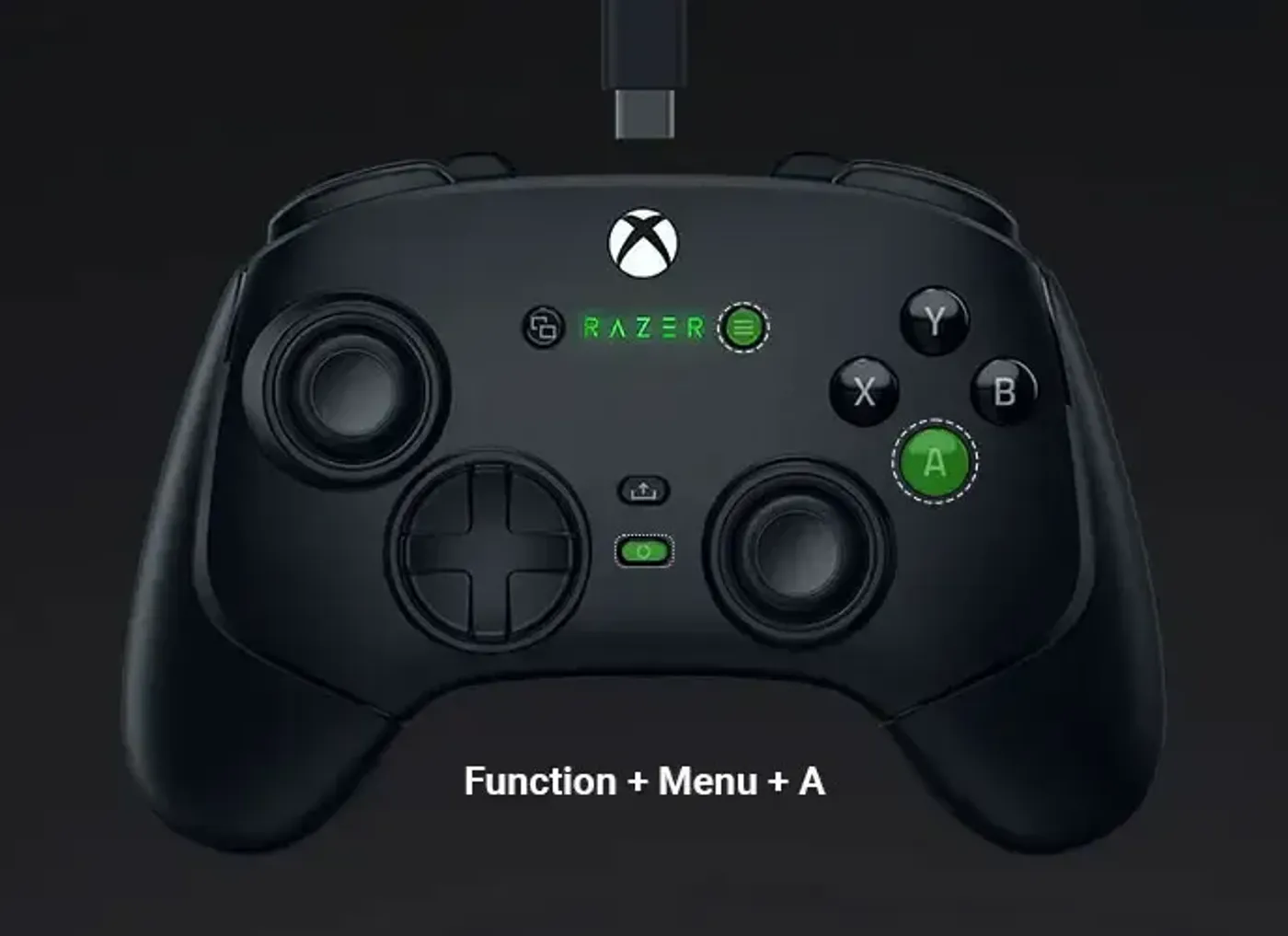 Close-up of the 8-way floating D-pad on the Wolverine V3 Pro