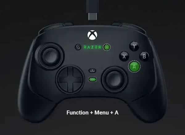 PC Tournament Mode indicator light and setting interface