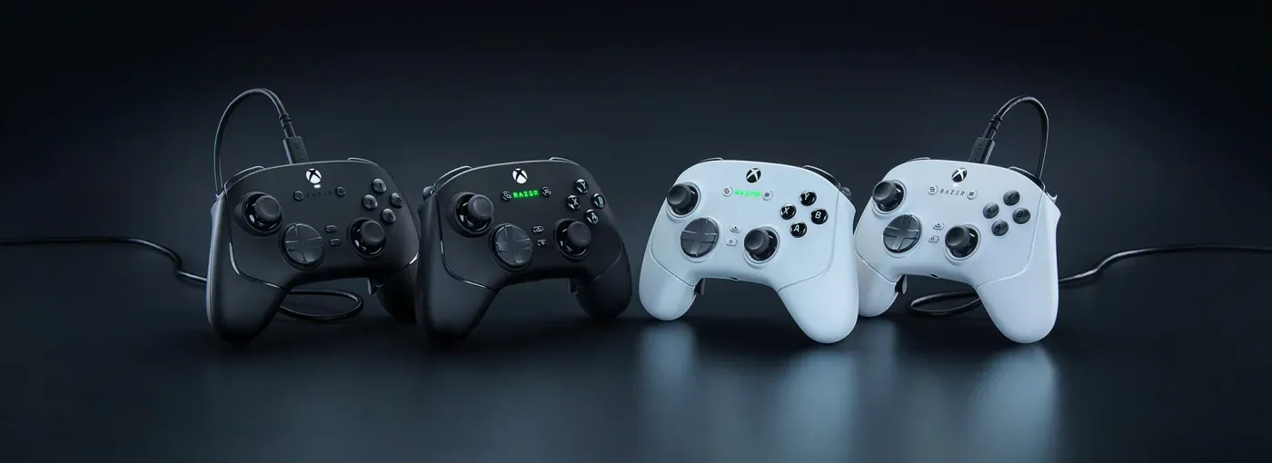 Close-up of the Razer Wolverine V3 Pro showing its buttons and layout