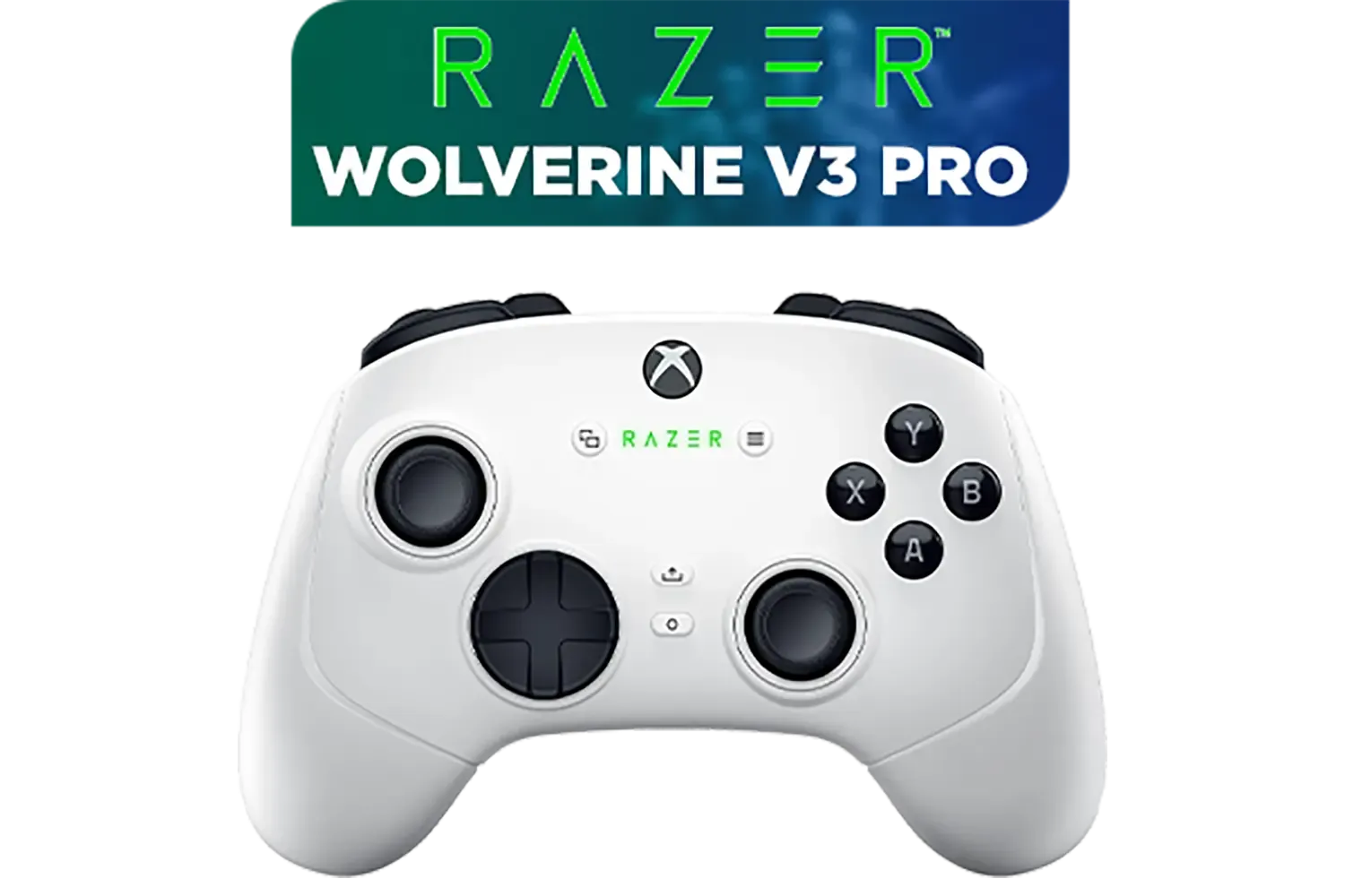 Razer Wolverine V3 Pro Wireless Gaming Controller: Licensed for Xbox Series X|S, Xbox One, Windows PC / 6 Remappable Buttons / Fast Triggers / Customizable Thumbsticks / Wired Tournament Mode - White / RZ06-05200200-R3M1