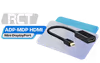 RCT Mini-DisplayPort to HDMI Adapter, Male to Female - image 1