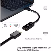 RCT Mini-DisplayPort to HDMI Adapter, Male to Female - image 3