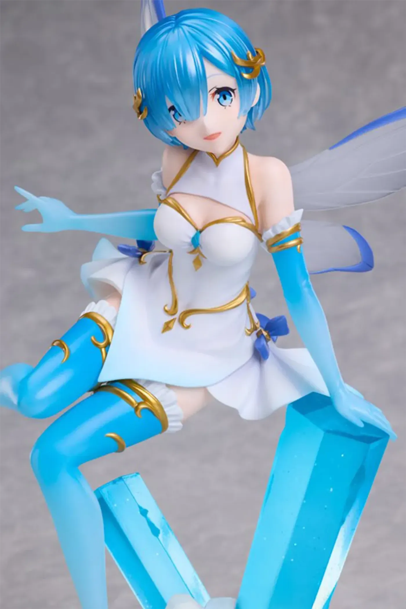 Re:ZERO Rem Jewel Princess 1/7 scale figure in her mid-air pose with translucent wings