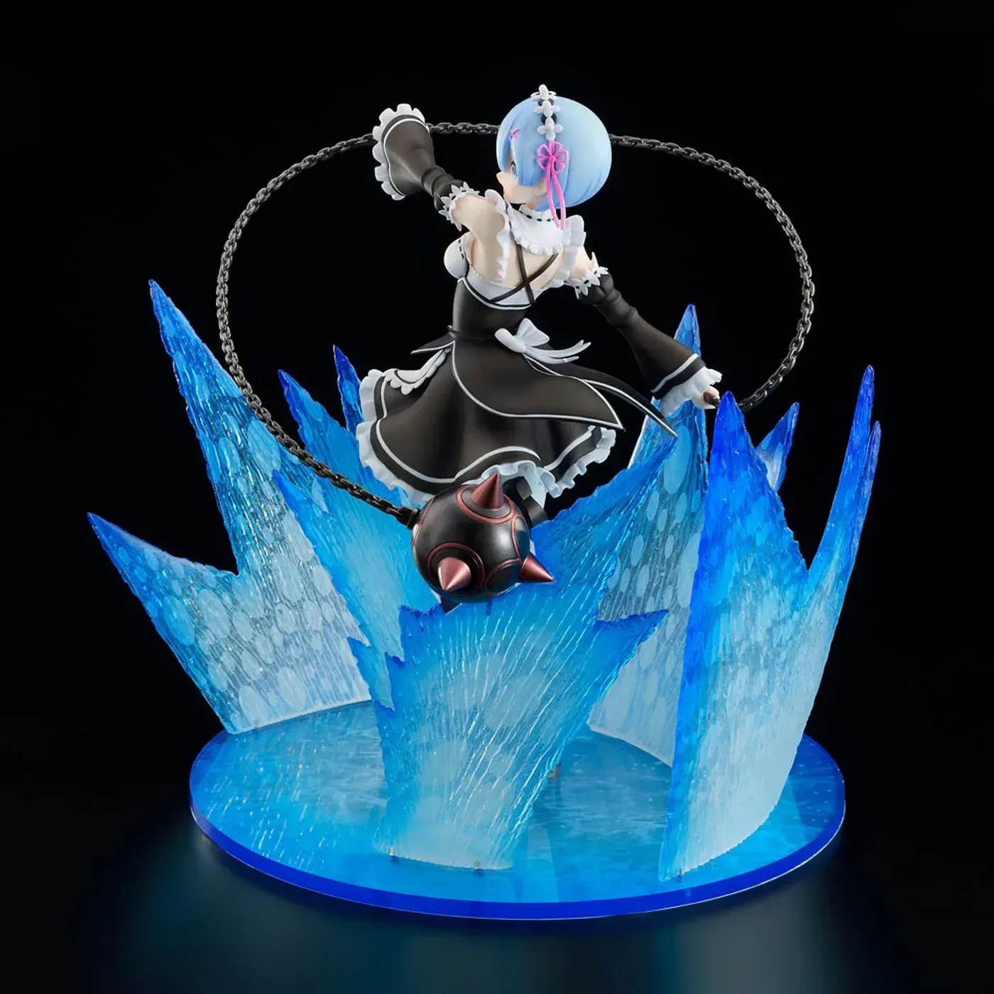 Rem 1/7 scale figure presented in full showing her detailed maid outfit