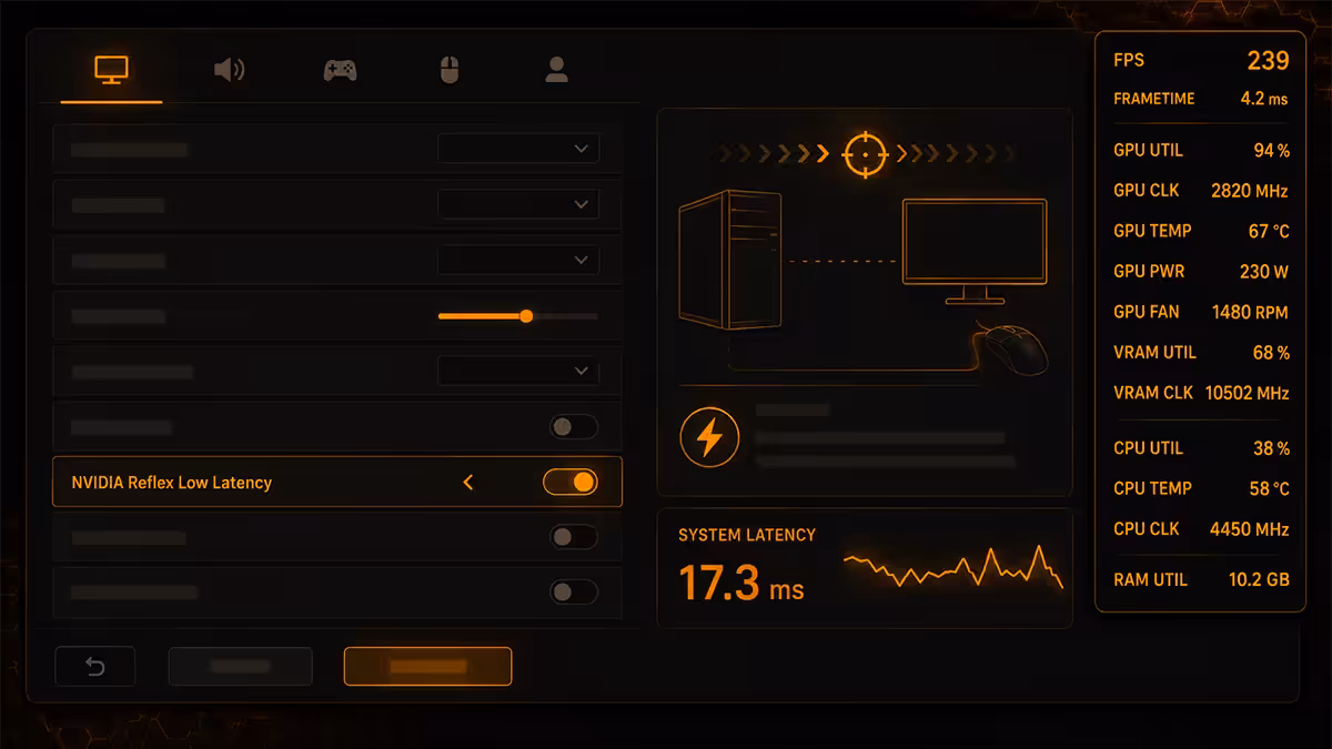NVIDIA Reflex toggle