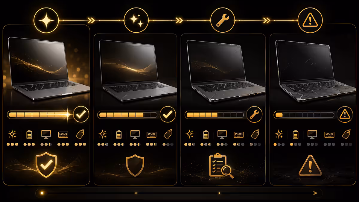 Refurbished laptop tiers