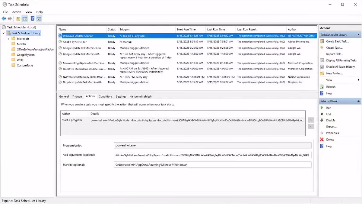 Task Scheduler library