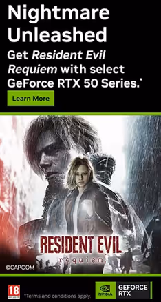 Face the Nightmare in Resident Evil:Reqiuem with RTX 50 Series