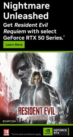 Face the Nightmare in Resident Evil:Reqiuem with RTX 50 Series