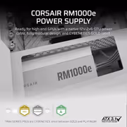 Corsair RM1000e 1000W White ATX 3.1 Power Supply - image 4