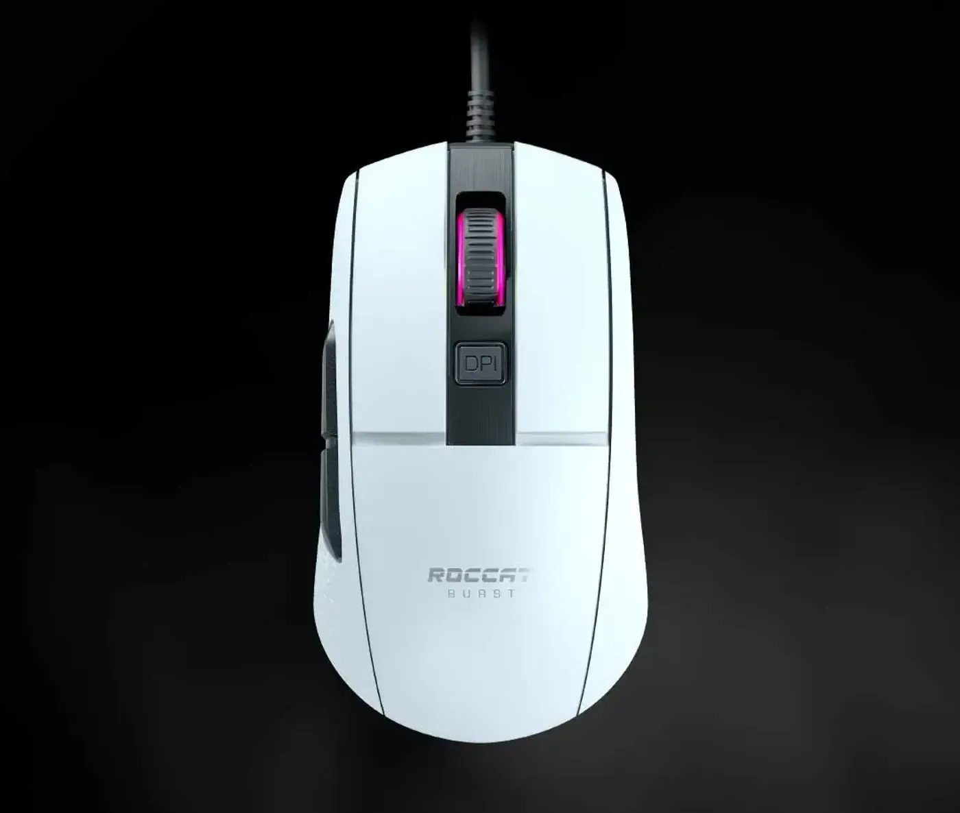 Front view of the ROCCAT Burst Core highlighting its honeycomb shell