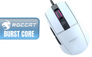 ROCCAT Burst Core Gaming Mouse - White ROCCAT Burst Core Gaming Mouse - White - Image 1