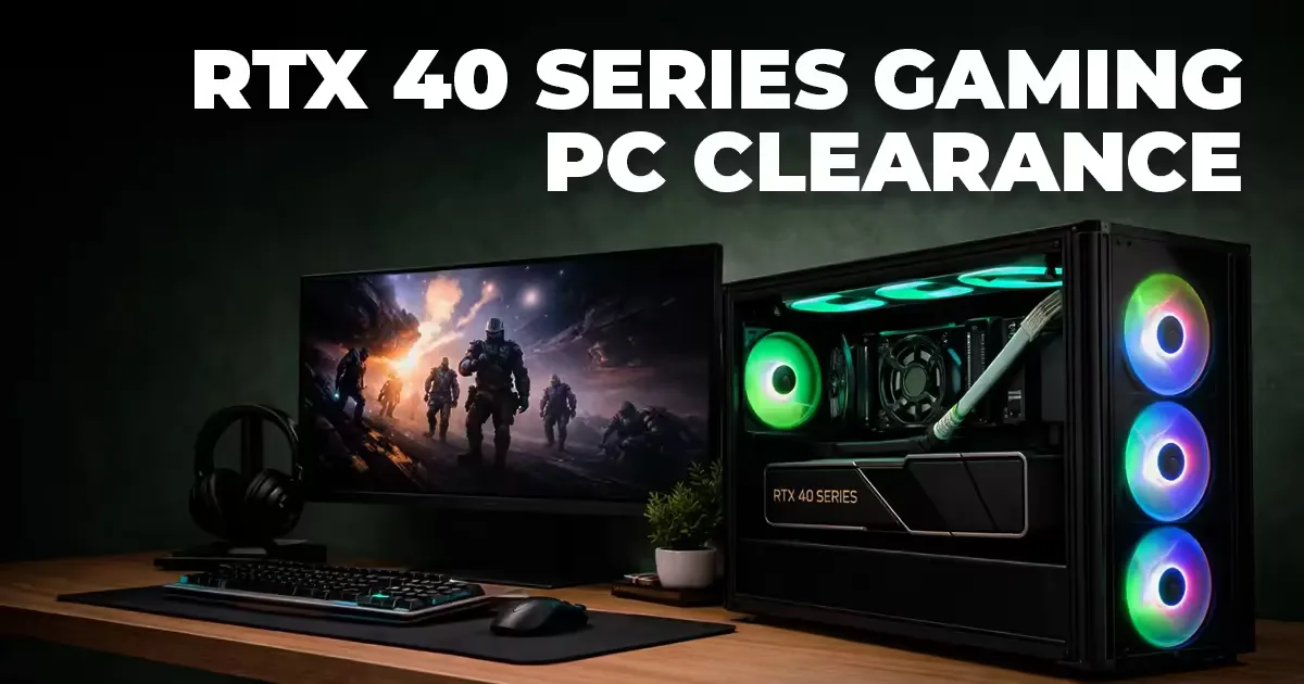 RTX 40 Series Gaming PC Clearance - Save Now | Evetech