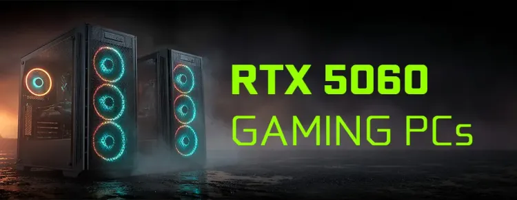 RTX 5060 Gaming PCs South Africa — NVIDIA RTX 5060 desktops
