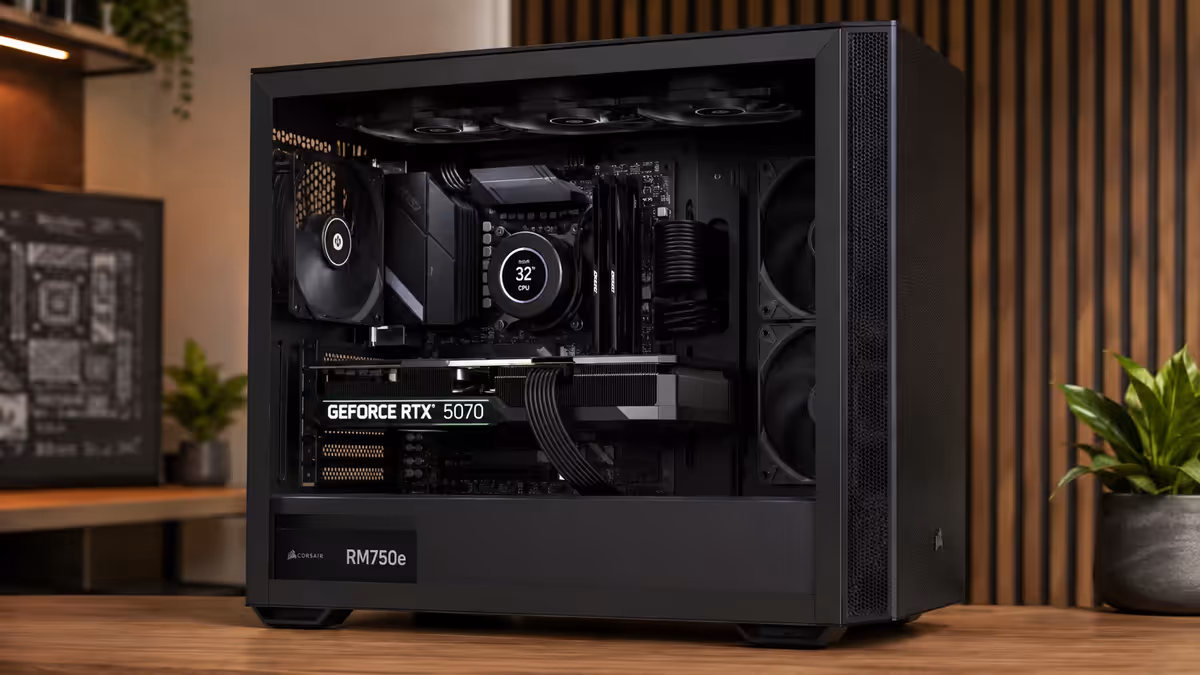 5070 in a mid-tower with 750W PSU
