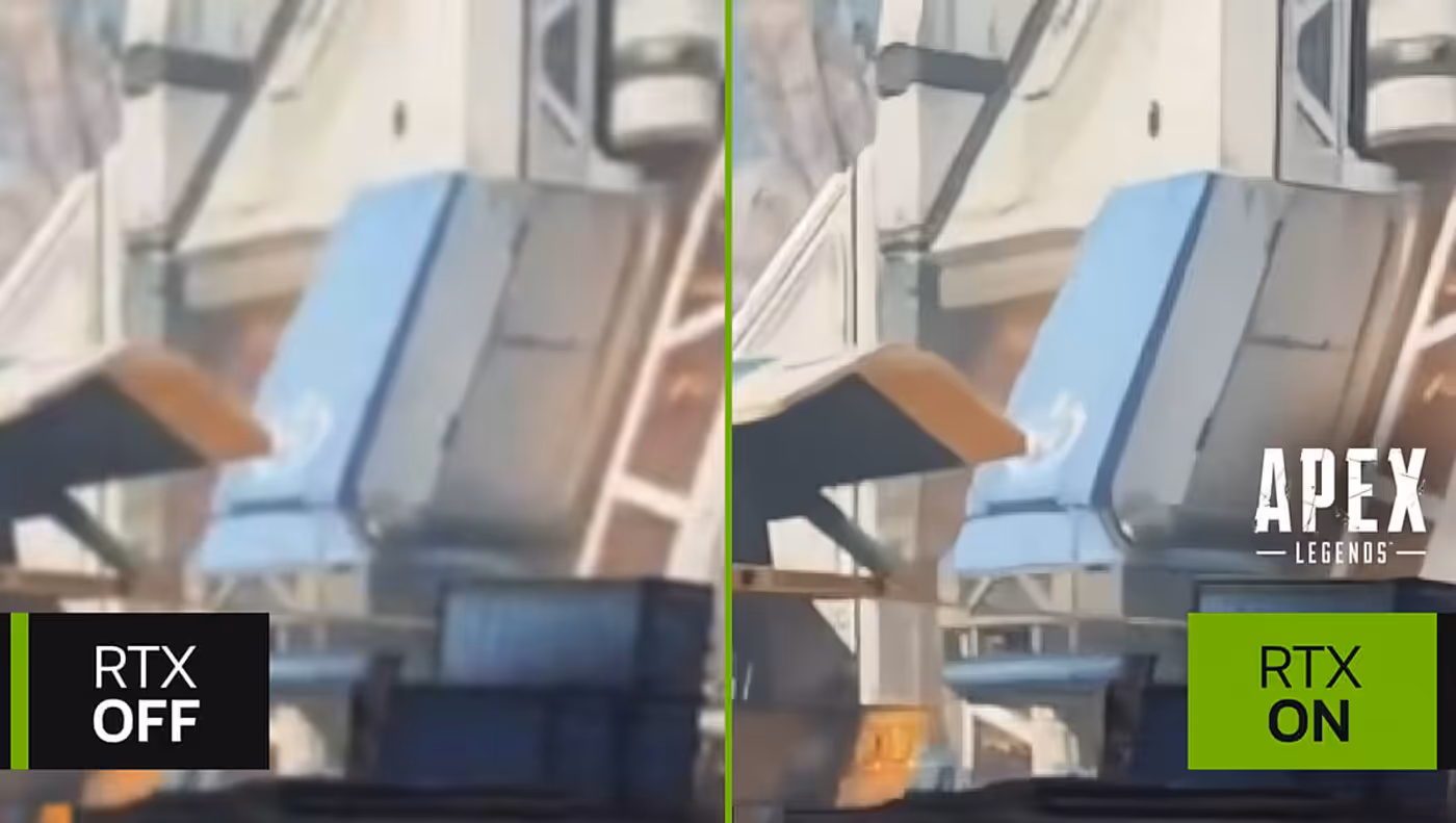 RTX Video Super Resolution technology sharpening video details and reducing compression artifacts