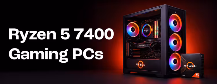 Ryzen 5 7400 Gaming PCs — High Performance Gaming Desktop Builds 🎮⚡