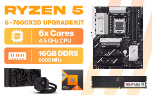 ryzen-5-7500x3d-b650e-wifi-upgrade-kit-ddr5-5600-16gb-ls520s - Image 1