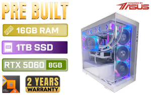 ryzen-5-7500x3d-rtx-5060-white-gaming-pc-16gb-1tb - Image 1