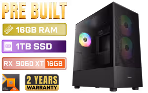 ryzen-5-7500x3d-rx-9060-xt-gaming-pc-16gb-1tb-nvme-wifi - Image 1