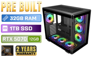 RYZEN 7 9700X RTX 5070 Gaming PC PBS - Image 1