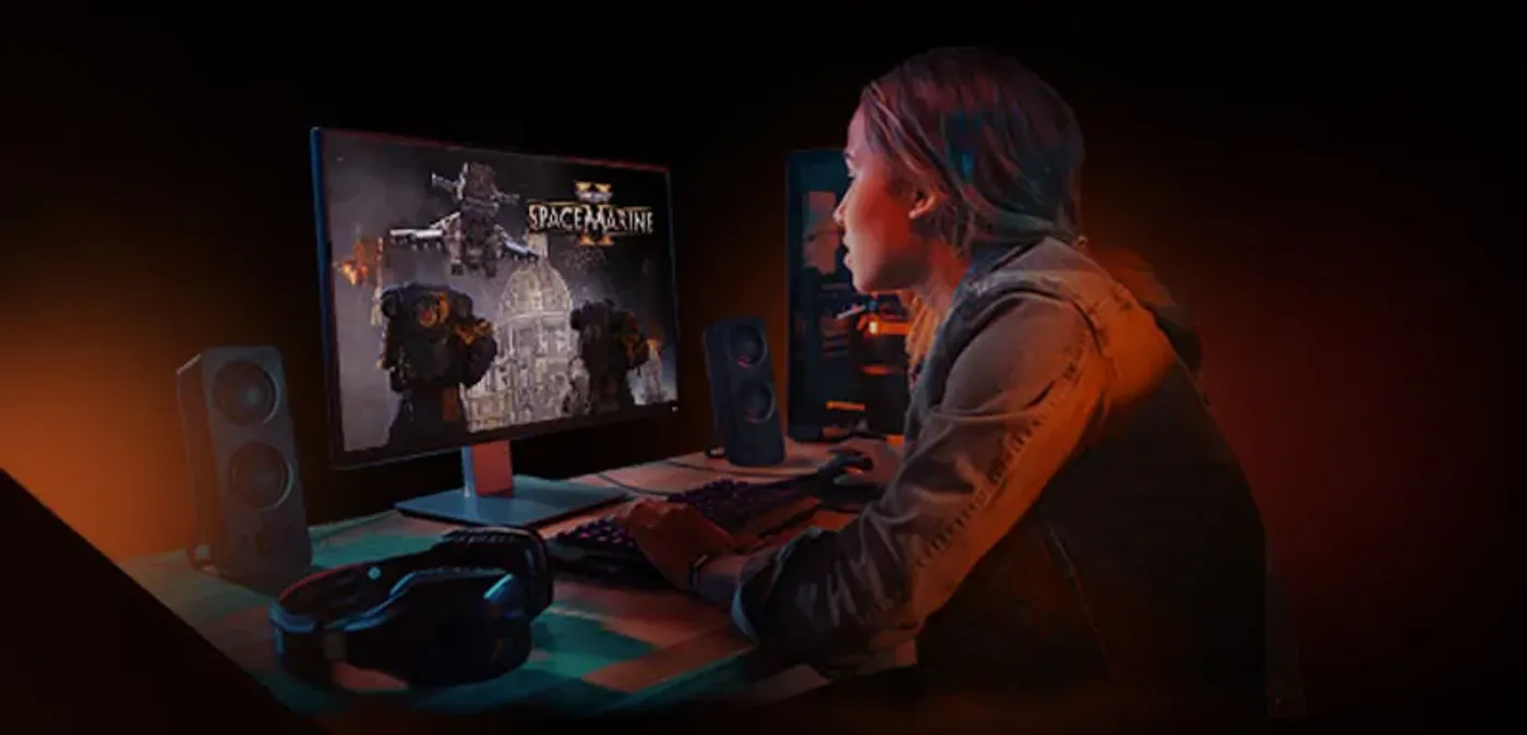 Ryzen 9000 Series promotional image highlighting gaming performance features