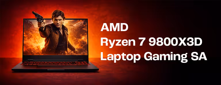 AMD Ryzen 7 9800X3D laptop — high-performance gaming CPU