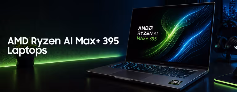 AMD Ryzen AI Max+ 395 laptop with Radeon 8060S graphics, sold in South Africa