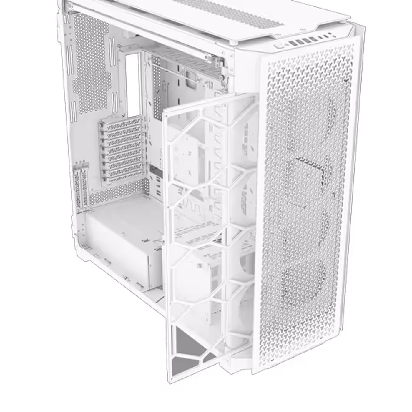 9000D removable front dust filter shown during maintenance